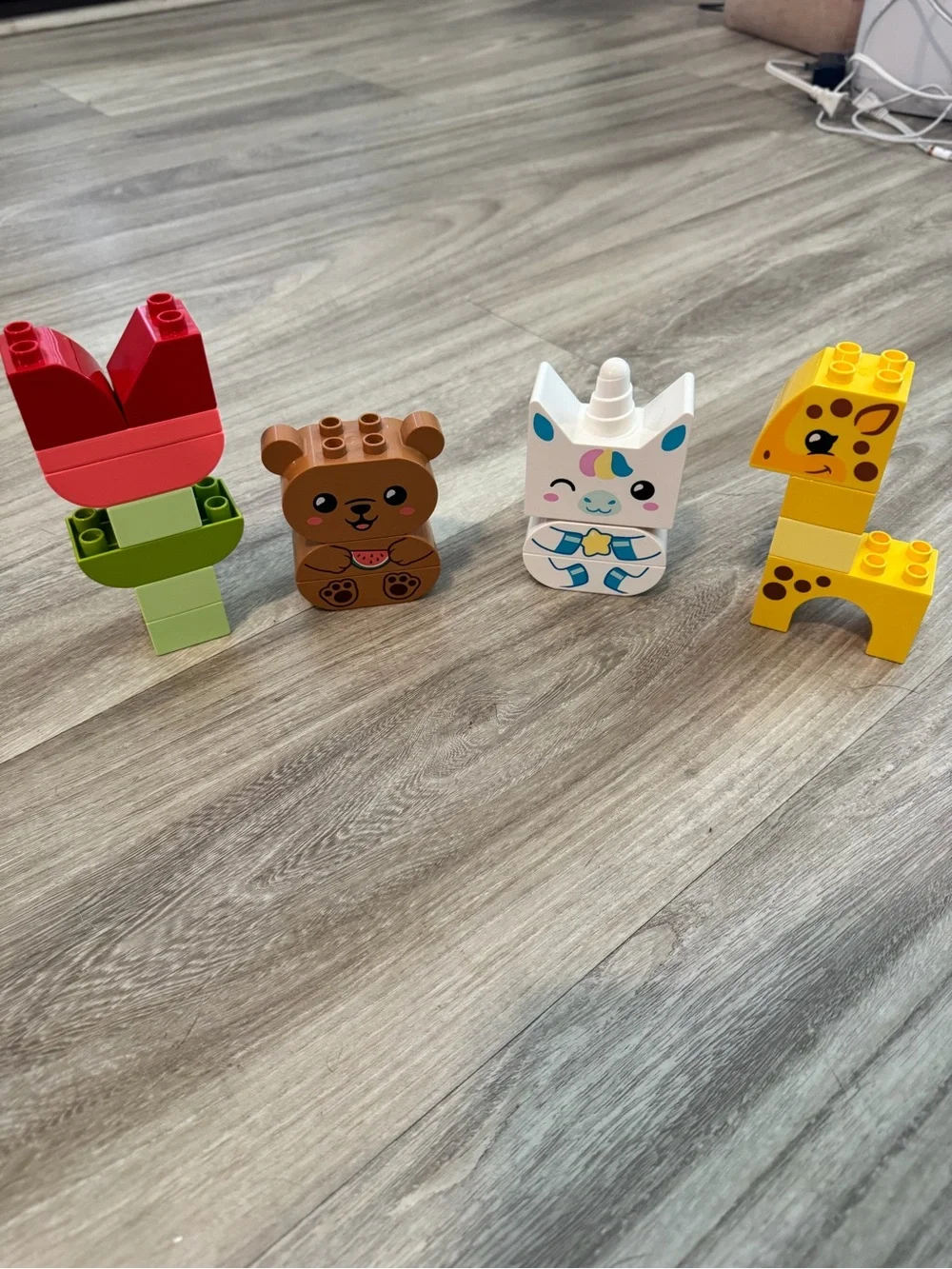 LEGO DUPLO Creative Building Lot Unicorn Bear Rocket Ice Cream Animal - Picture 7 of 8